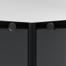 Душевой уголок Niagara Nova 80х80 NG-2822-34BLACK профиль Черный матовый стекло тонированное