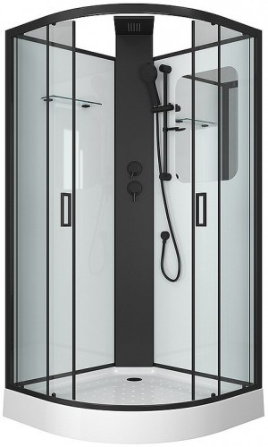 Душевая кабина Grossman GR251 90x90 Черная без гидромассажа