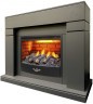 Электрокамин RealFlame Lindelse 25,5/26 GR серый c очагом 3D Firestar 25,5