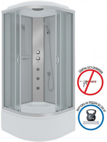 Душевая кабина Niagara Classic 90x90 NG-2308-14G с гидромассажем