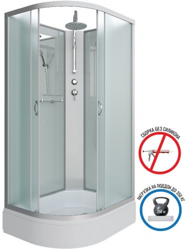 Душевая кабина Niagara Classic 110х90 R NG-33194-14RBKT без гидромассажа