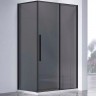 Душевой уголок Vincea Slim-N 130x90 VSR-4SN9013CGB профиль Черный стекло тонированное