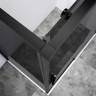 Душевой уголок Vincea Slim-N 130x90 VSR-4SN9013CGB профиль Черный стекло тонированное