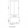 Душевой уголок WasserKRAFT Main 130x90 41S33 профиль Хром стекло прозрачное