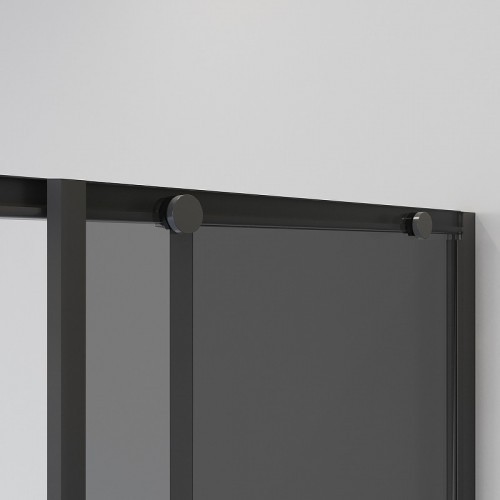 Душевой уголок Niagara Nova 100х100 NG-2824-34BLACK профиль Черный матовый стекло тонированное