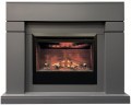 Электрокамин RealFlame Lindelse 26 GR серый, графит c очагом 3D Helios 26