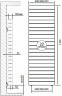 Биметаллический секционный радиатор отопления Royal Thermo PianoForte Tower Silver Satin 200 / 22 секций нижнее правое подключение