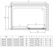 Душевой уголок Vincea Alpha 120x90 VSR-3AL9012CLB профиль Черный стекло прозрачное