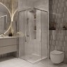 Душевой уголок Niagara Nova 90х90 NG-3623-34 профиль Хром стекло шиншилла