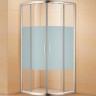 Душевой уголок Aquanet Practic 90x90 AE10-Q-90x90U-CP 243615 профиль Хром стекло прозрачное с шелкографией