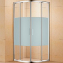 Душевой уголок Aquanet Practic 90x90 AE10-Q-90x90U-CP 243615 профиль Хром стекло прозрачное с шелкографией