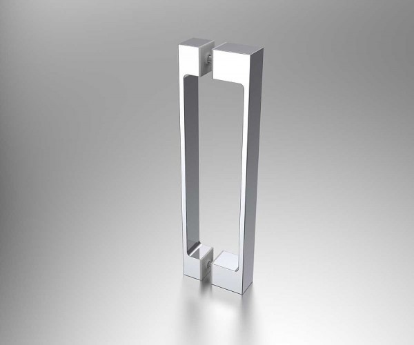 Душевая дверь Vincea Alpha 110 VDS-3AL110CLGM профиль Вороненая сталь стекло прозрачное