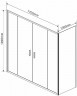 Душевой уголок Vincea Garda 170x100 VSR-1G21017CH профиль Хром стекло шиншилла