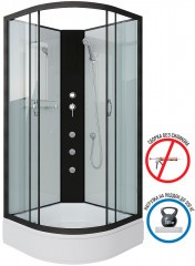 Душевая кабина Niagara Classic 90x90 NG-6701-14BKG с гидромассажем