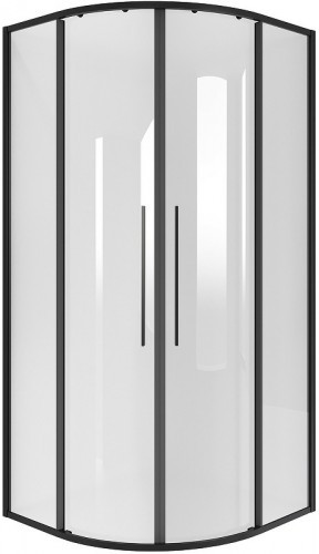 Душевой уголок Niagara Nova 80х80 NG-6825-34BLACK профиль Черный матовый стекло прозрачное