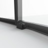 Душевой уголок Niagara Nova 80х80 NG-6825-34BLACK профиль Черный матовый стекло прозрачное