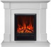 Электрокамин RealFlame Andrea WT фактурный белый с очагом Eugene