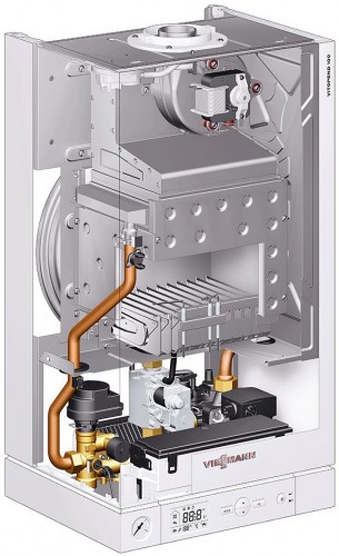 Настенный газовый одноконтурный котел отопления Viessmann Vitopend 100-W A1HB002 U-rlu 29,9 кВт A1HB002