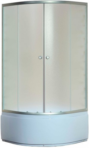 Душевой уголок Niagara Eco 80х80 NG-005-14 профиль Хром матовый стекло матовое