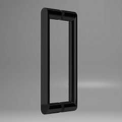 Душевая дверь Vincea Dice 150 VDS-4D150CLB профиль Черный стекло прозрачное