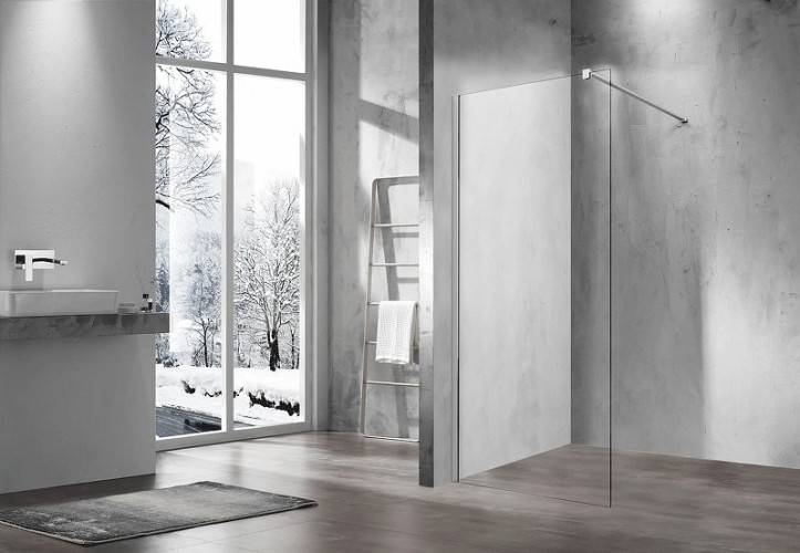 Душевая перегородка Vincea Walk-In 60 VSW-1H600CL профиль Хром стекло прозрачное