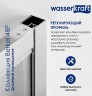 Душевой уголок WasserKRAFT Berkel 80x80 48P02 профиль Хром стекло прозрачное