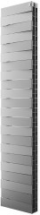 Биметаллический секционный радиатор отопления Royal Thermo PianoForte Tower Silver Satin 300 / 22 секций нижнее правое подключение