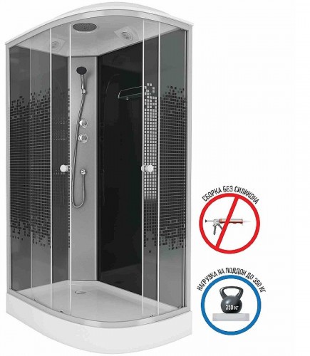 Душевая кабина Niagara Eco 120x80 L NG-4512-14L без гидромассажа