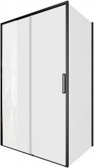 Душевой уголок Aquanet Pleasure Evo AE65-120x80-BT 120x80 324134 профиль Черный стекло прозрачное