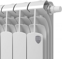Биметаллический секционный радиатор отопления Royal Thermo Vittoria Super 500 / 10 секций нижнее правое подключение