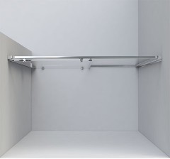 Душевая дверь Vincea Garda 150 VDS-1G150CL профиль Хром стекло прозрачное