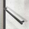 Душевая дверь Vincea Slim Soft 130 VDS-1SS130CLGM профиль Вороненая сталь стекло прозрачное