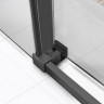 Душевая дверь Vincea Slim Soft 130 VDS-1SS130CLGM профиль Вороненая сталь стекло прозрачное