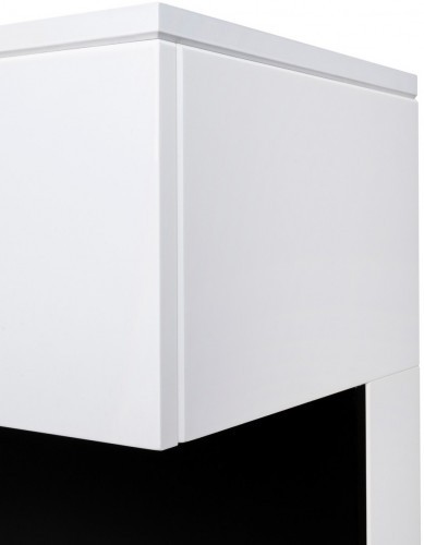Электрокамин RealFlame Modern CST1000 WT белый с очагом 3D Cassette 1000 Black Panel
