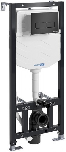 Инсталляция WasserKRAFT Aller 10TLT.010.ME.MB03 для унитаза с Черной матовой клавишей смыва