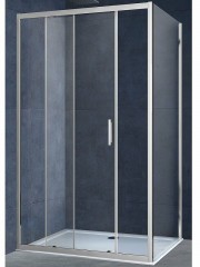Душевой уголок Vincea Alpha 120x80 VSR-3AL8012CL профиль Хром стекло прозрачное