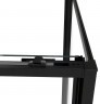 Душевой уголок Vincea Slim Soft 110x90 VSR-1SS9011CLB профиль Черный стекло прозрачное