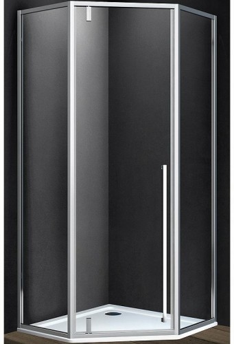 Душевой уголок Vincea Penta 100х100 VSP-3P100CL профиль Хром стекло прозрачное