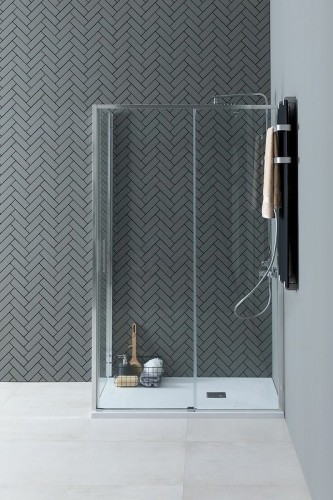 Душевой уголок Aquanet Pleasure Evo AE65-150x80-CT 150x80 324126 профиль Хром стекло прозрачное