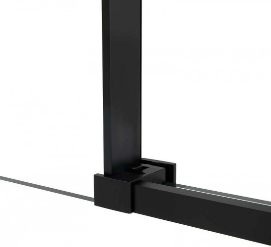 Душевой уголок Vincea Slim Soft 120x90 VSR-1SS9012CGB профиль Черный стекло тонированное