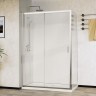 Душевой уголок Vincea City 110x90 VSR-5CT9011CL профиль Хром стекло прозрачное