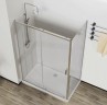 Душевой уголок Vincea City 110x90 VSR-5CT9011CL профиль Хром стекло прозрачное