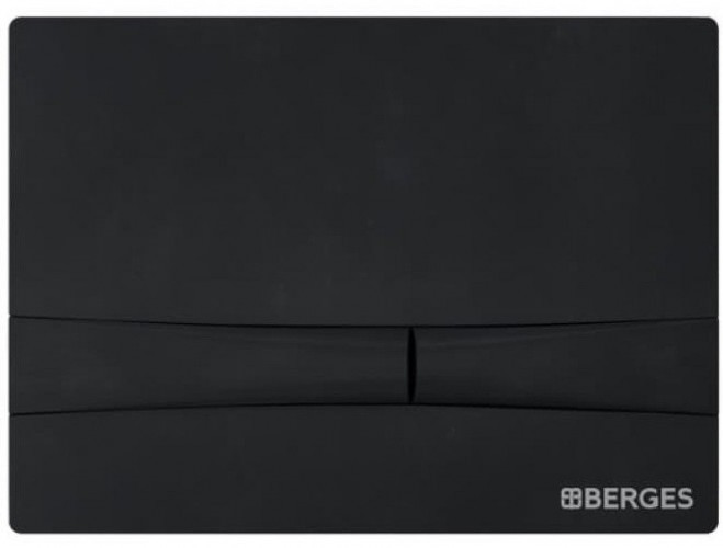 Комплект унитаза с инсталляцией Berges Novum 043273 с сиденьем Микролифт и Черной клавишей смыва