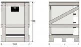 Напольный газовый котел отопления, атмосферный Kentatsu Kobold S-03