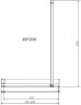 Душевая перегородка Vincea Walk-In HR 80 VSW-4HR800CL профиль Хром стекло прозрачное