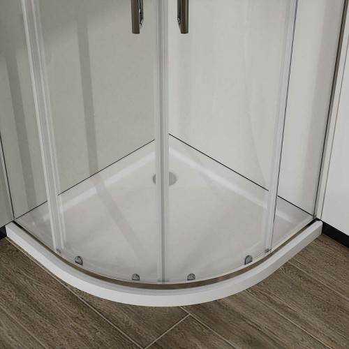 Душевой уголок Vincea City 80x80 VSQ-5CT800CL профиль Хром стекло прозрачное
