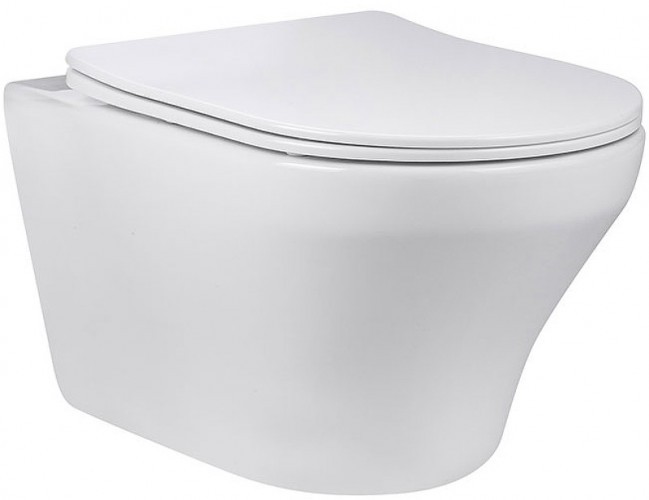 Унитаз Vincea Edge-M Rimless VT1-37 подвесной с сиденьем Микролифт