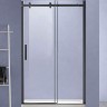 Душевая дверь Vincea Como-N 130 VDS-4CN130CLB профиль Черный стекло прозрачное