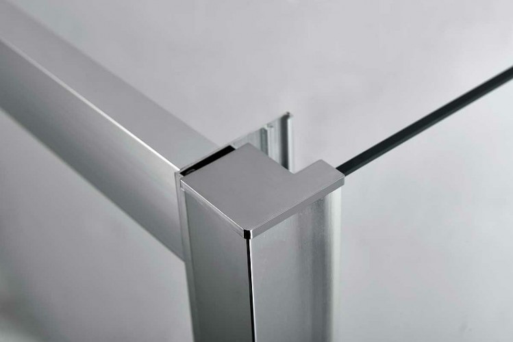 Душевой уголок Vincea Alpha 130x80 VSR-3AL8013CL профиль Хром стекло прозрачное