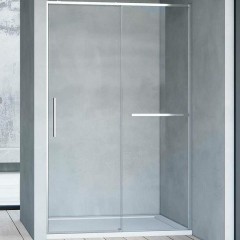 Душевая дверь Vincea Slim Soft 140 VDS-1SS140CL профиль Хром стекло прозрачное